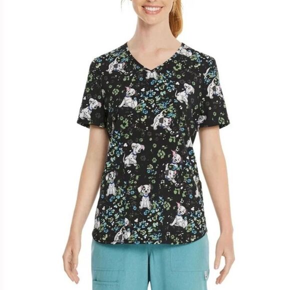 Disney 101 Dalmatian’s scrub top - Picture 1 of 9
